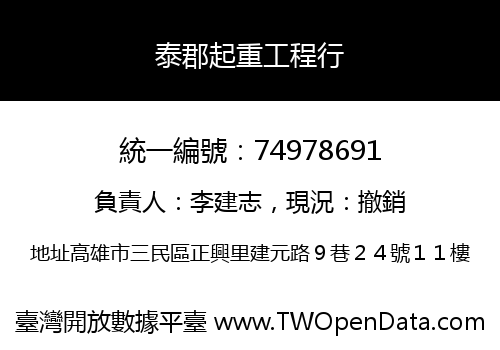 泰郡起重工程行