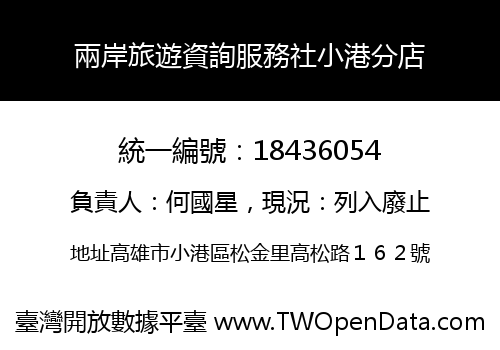 兩岸旅遊資詢服務社小港分店
