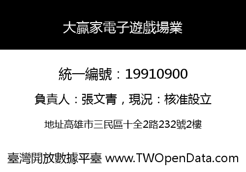 大贏家電子遊戲場業