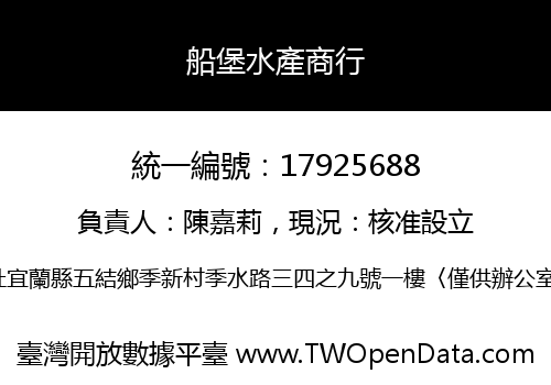 船堡水產商行