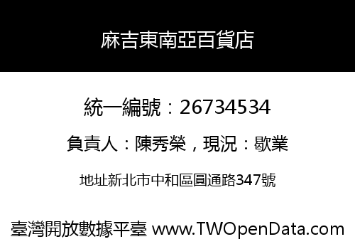 麻吉東南亞百貨店