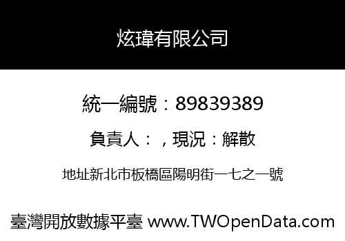 炫瑋有限公司