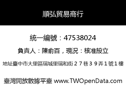 順弘貿易商行