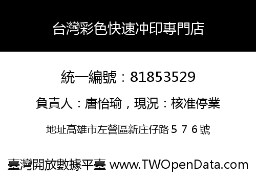 台灣彩色快速冲印專門店