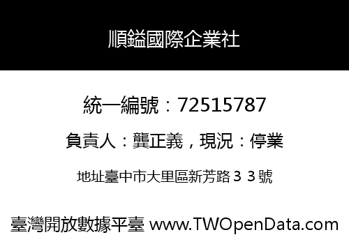 順鎰國際企業社