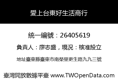 愛上台東好生活商行