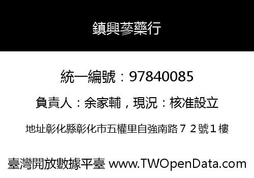 鎮興蔘藥行