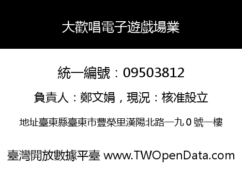 大歡唱電子遊戲場業