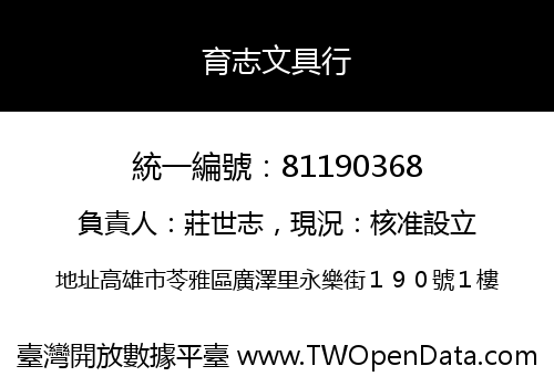 育志文具行