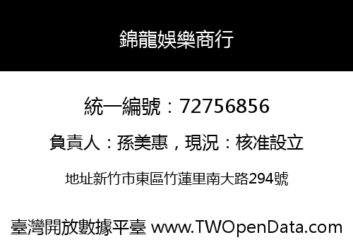 錦龍娛樂商行