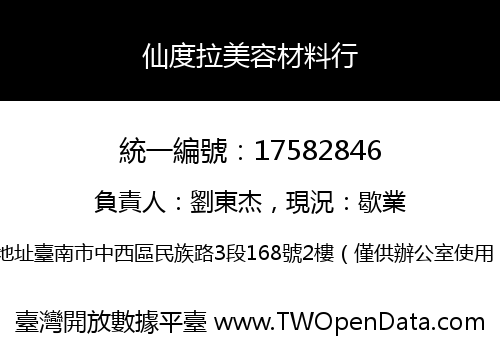 仙度拉美容材料行