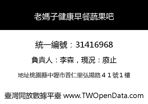 老媽子健康早餐蔬果吧