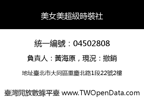 美女美超級時裝社