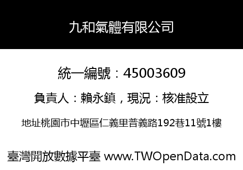 九和氣體有限公司