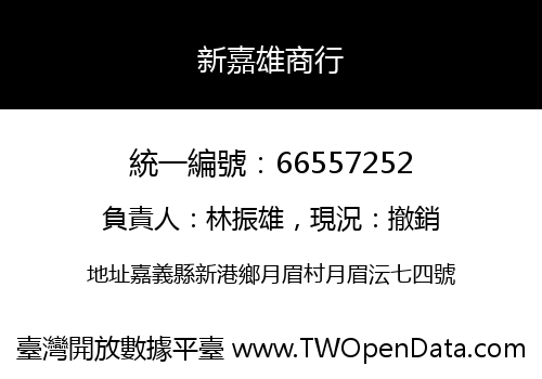 新嘉雄商行