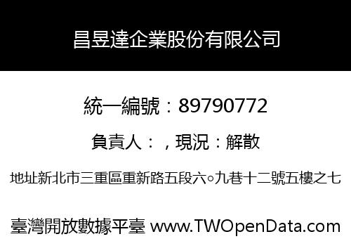 昌昱達企業股份有限公司