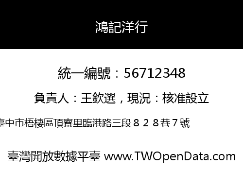 鴻記洋行