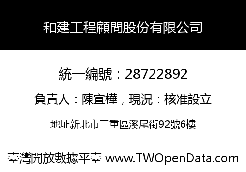 和建工程顧問股份有限公司