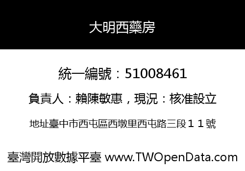 大明西藥房