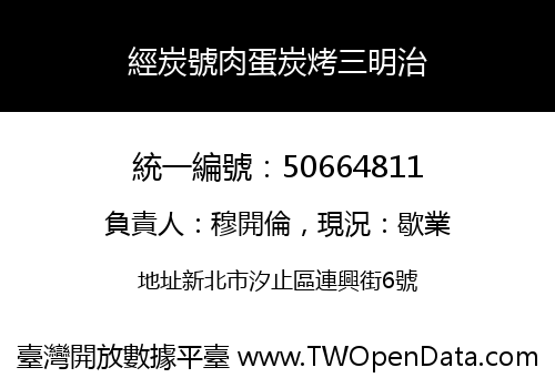 經炭號肉蛋炭烤三明治