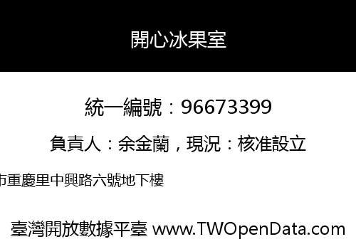 開心冰果室