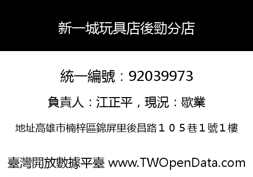 新一城玩具店後勁分店