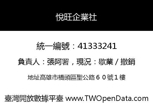 悅旺企業社