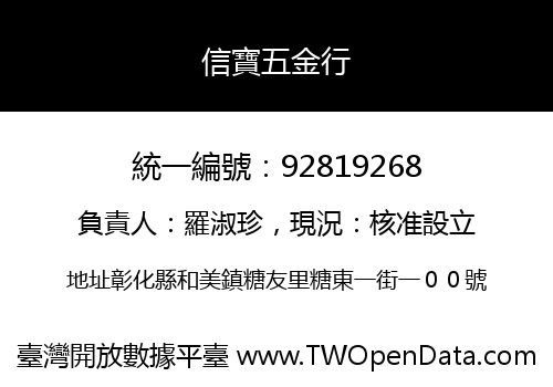 信寶五金行