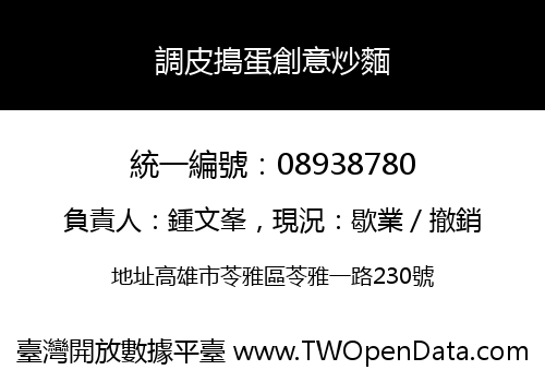 調皮搗蛋創意炒麵