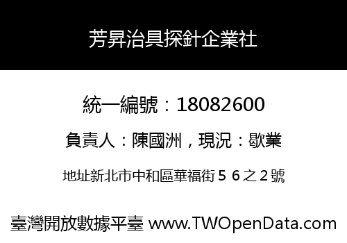 芳昇治具探針企業社