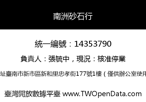 南洲砂石行