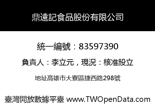 鼎遠記食品股份有限公司