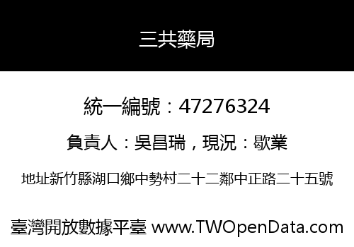 三共藥局