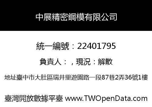 中展精密鋼模有限公司