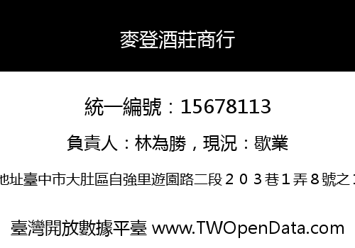 麥登酒莊商行