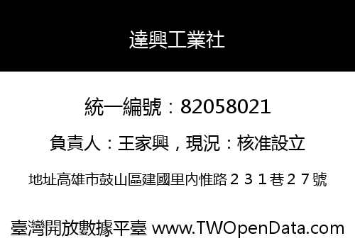 達興工業社