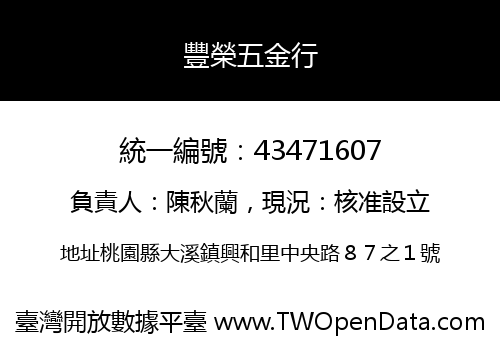 豐榮五金行