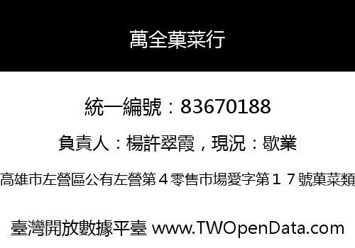 萬全菓菜行