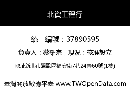 北資工程行