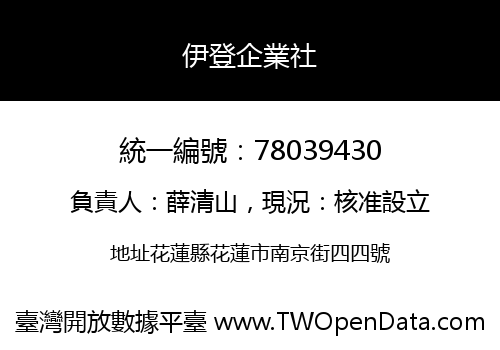 伊登企業社