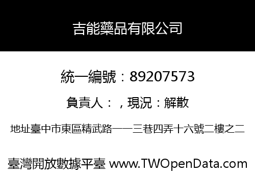 吉能藥品有限公司