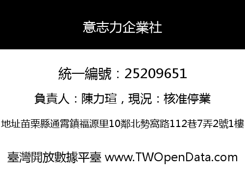 意志力企業社