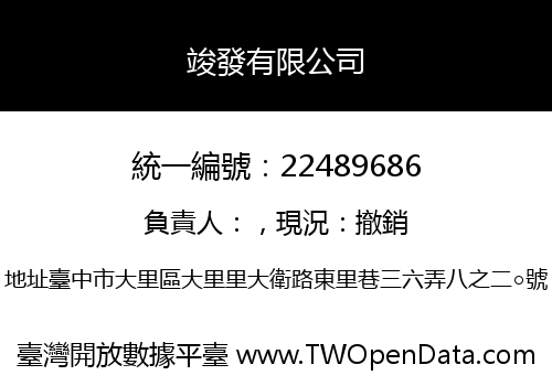 竣發有限公司