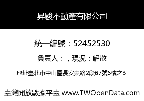 昇駿不動產有限公司