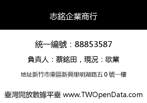 志銘企業商行