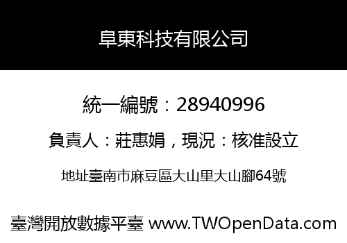 阜東科技有限公司