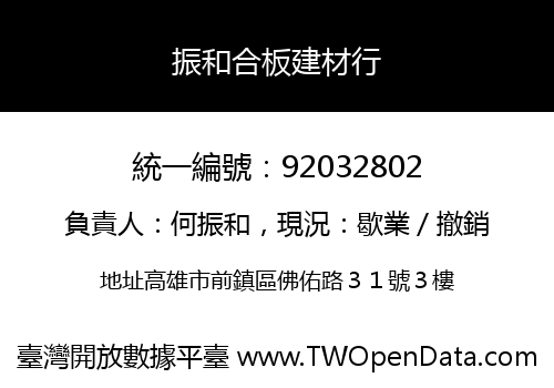 振和合板建材行