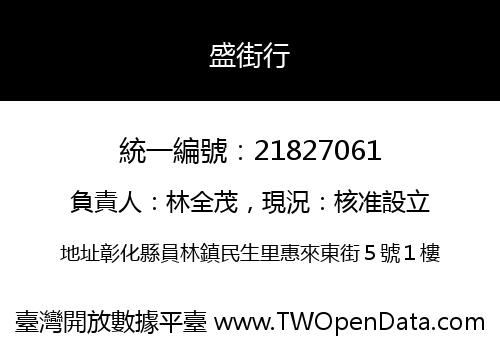 盛街行