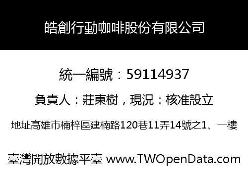 皓創行動咖啡股份有限公司