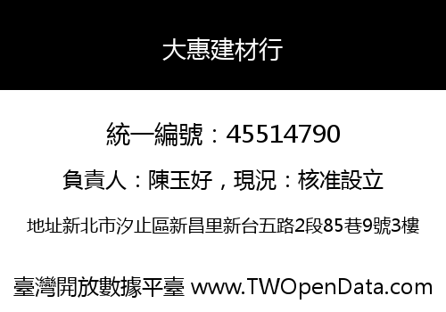 大惠建材行
